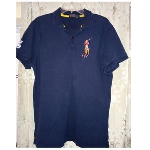 Polo Ralph Lauren Embroidered Polo Shirt Big Pony Size Medium▪